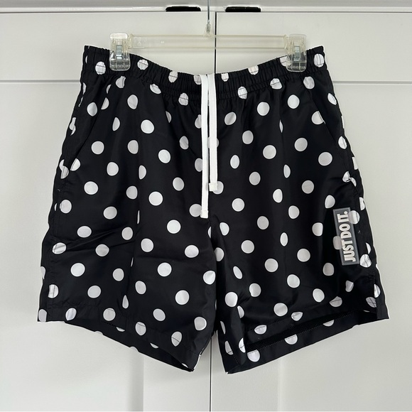 Nike Other - Like New! Men’s Nike Black and White Polka Dot Athletic Shorts